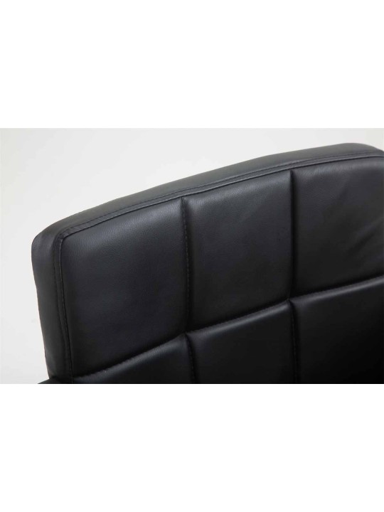 Pracovná stolička z umelej kože Los Angeles, čierna