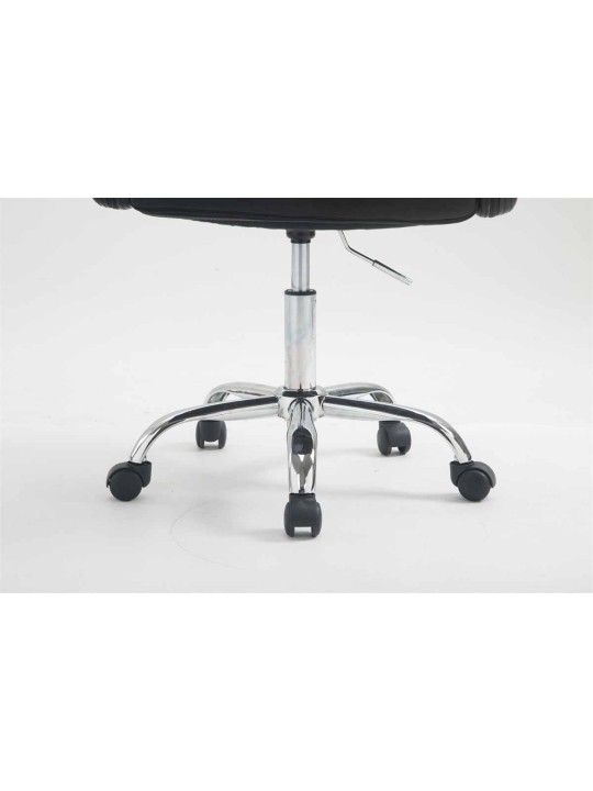 Pracovná stolička z umelej kože Los Angeles, čierna