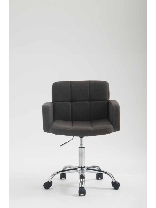 Pracovná stolička Los Angeles látka, tmavosivá