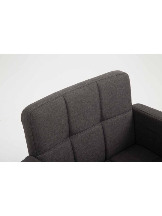 Pracovná stolička Los Angeles látka, tmavosivá