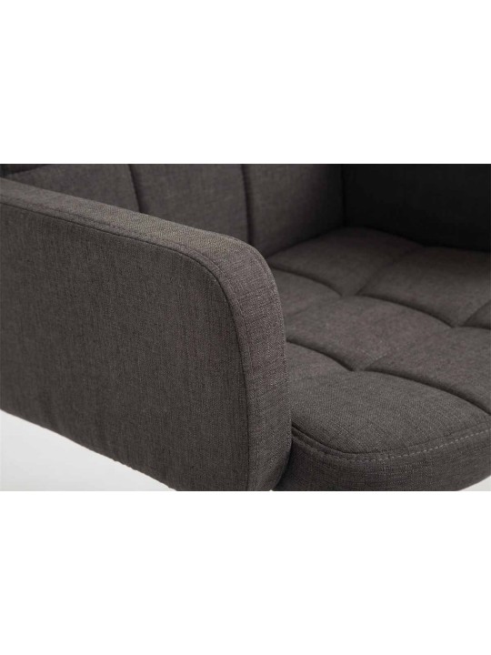 Pracovná stolička Los Angeles látka, tmavosivá