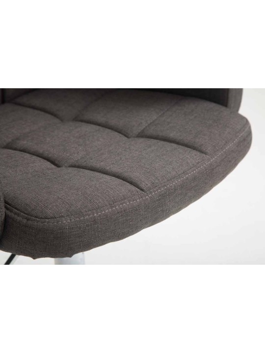 Pracovná stolička Los Angeles látka, tmavosivá