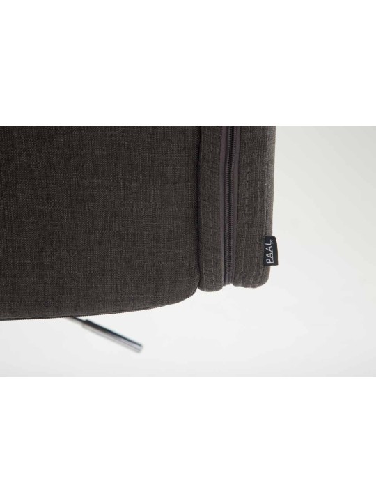 Pracovná stolička Los Angeles látka, tmavosivá