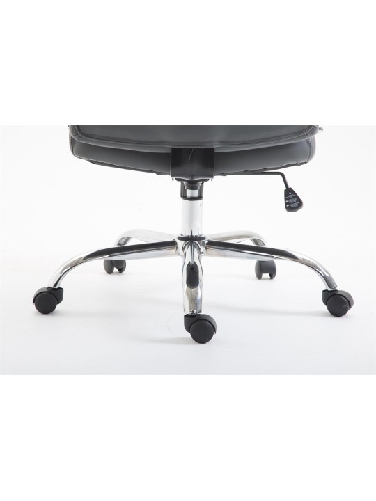 Kancelárske kreslo Vaud z umelej kože, sivá