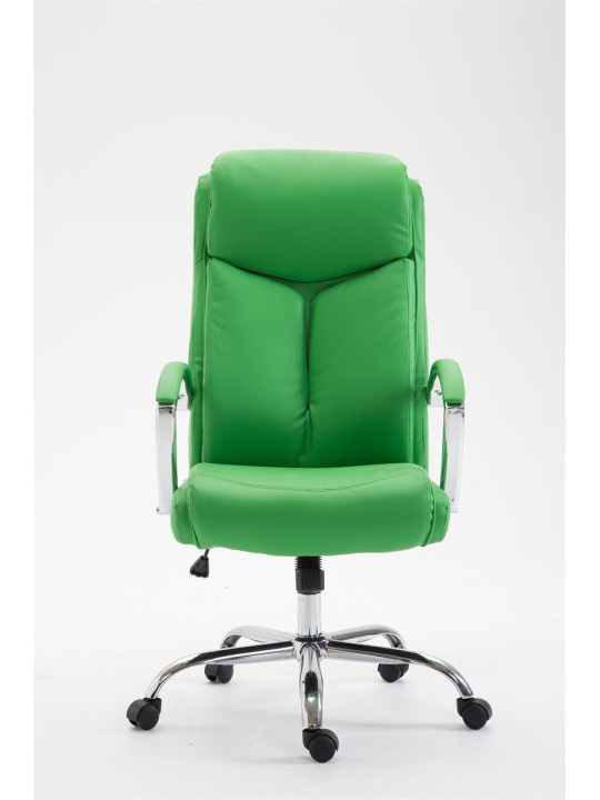 Kancelárske kreslo Vaud z umelej kože, zelená