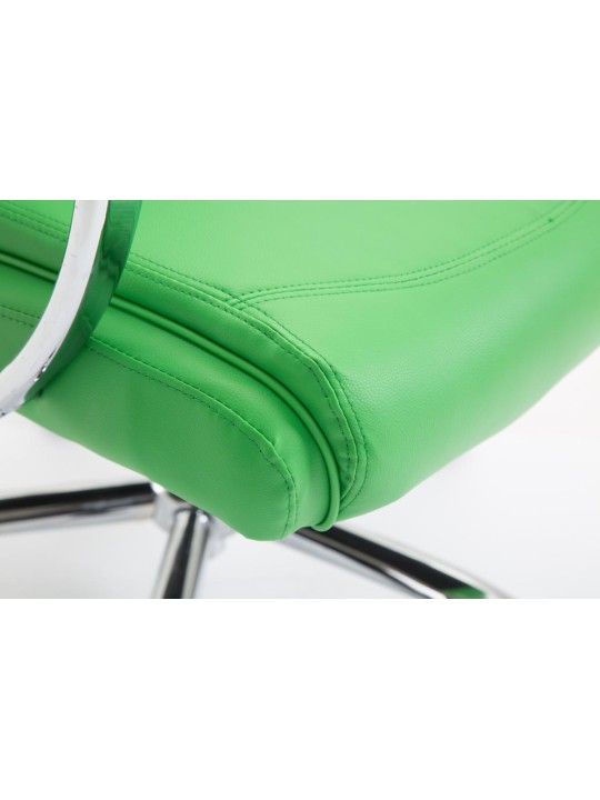 Kancelárske kreslo Vaud z umelej kože, zelená