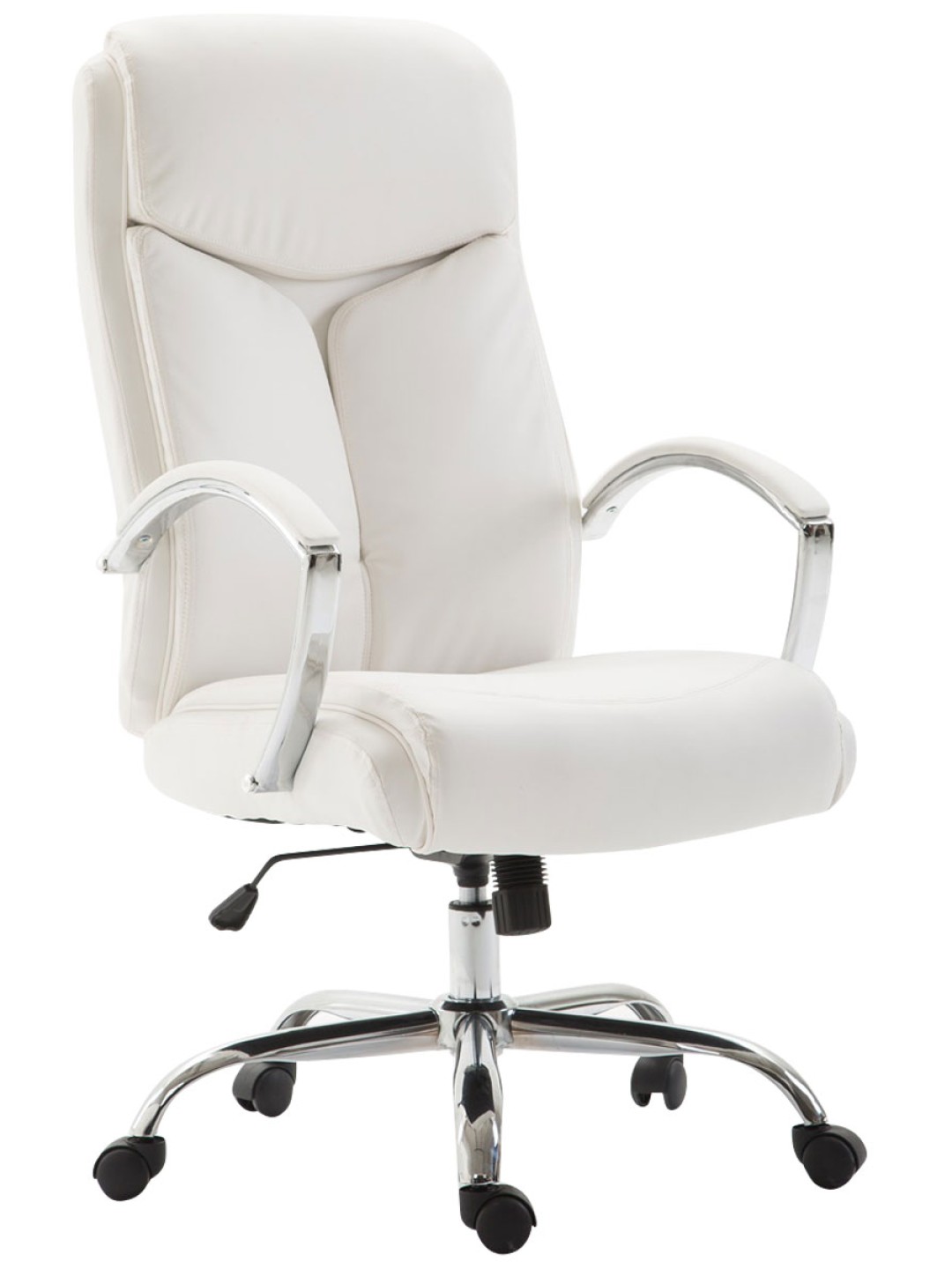 Kancelárske kreslo Vaud z umelej kože, biela