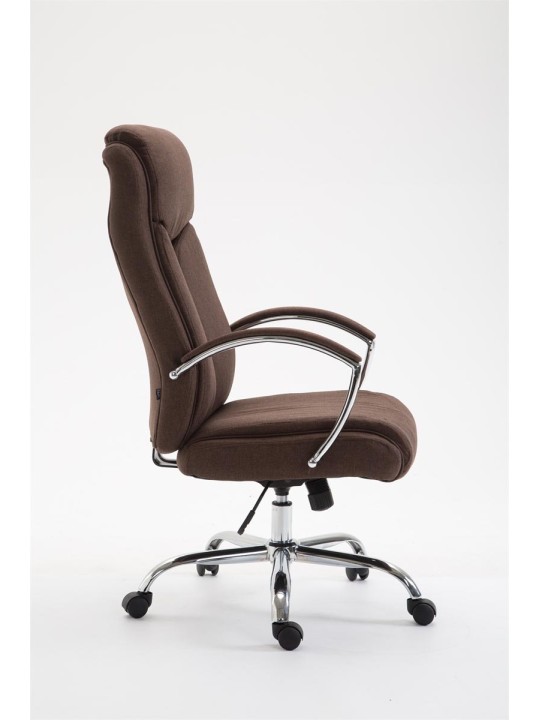 Kancelárske kreslo Vaud látka, hnedá
