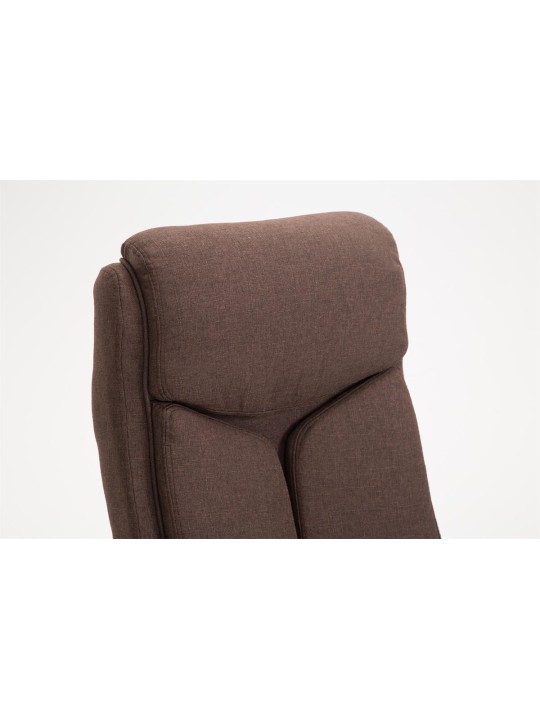 Kancelárske kreslo Vaud látka, hnedá