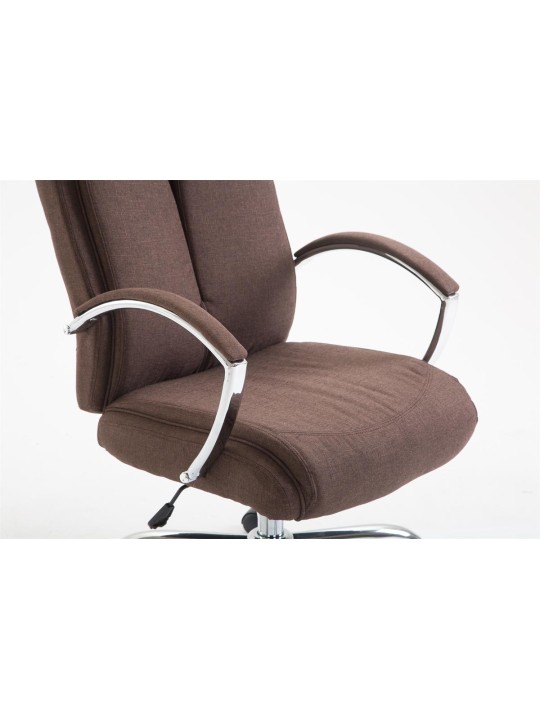 Kancelárske kreslo Vaud látka, hnedá