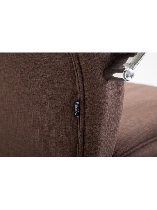 Kancelárske kreslo Vaud látka, hnedá