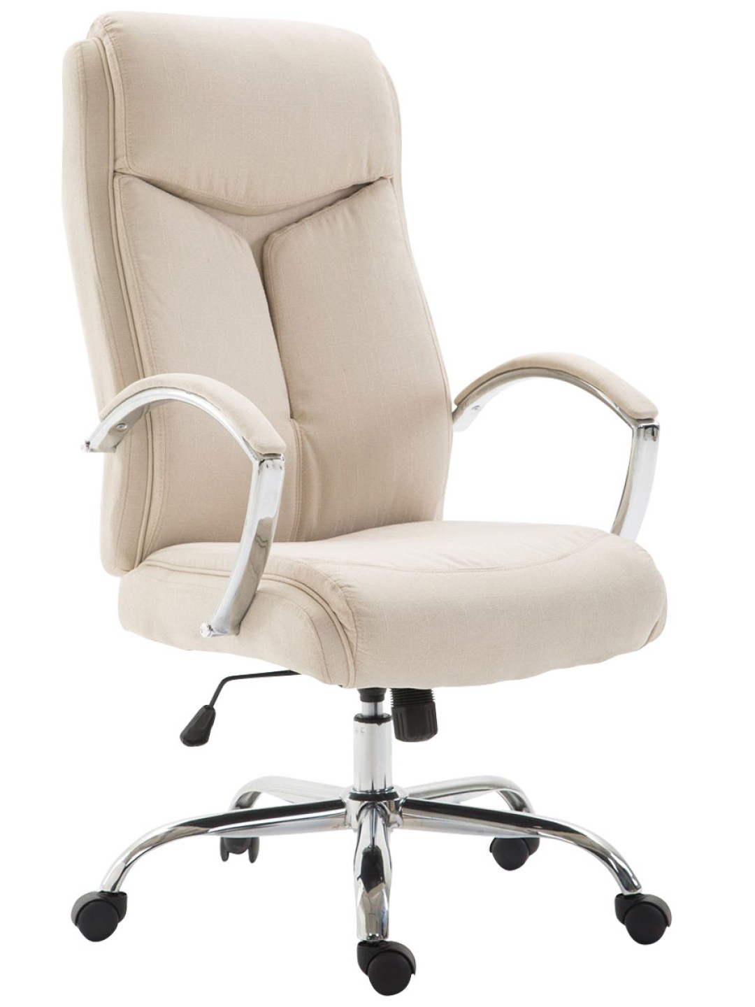 Kancelárske kreslo Vaud látka, krémová
