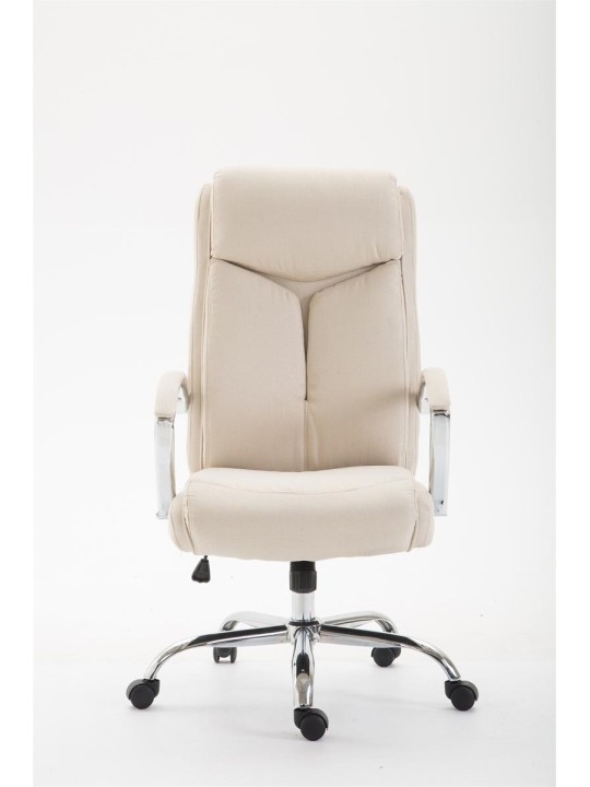 Kancelárske kreslo Vaud látka, krémová