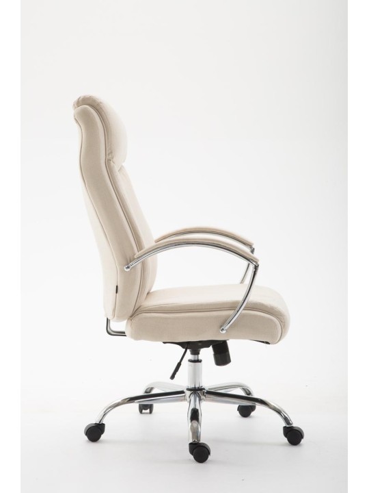 Kancelárske kreslo Vaud látka, krémová