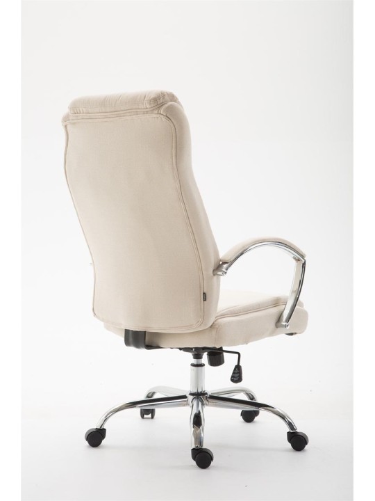 Kancelárske kreslo Vaud látka, krémová