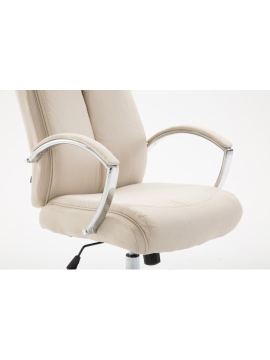 Kancelárske kreslo Vaud látka, krémová