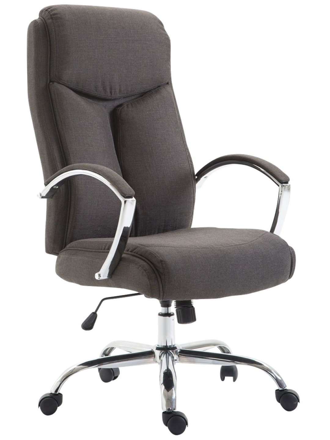 Kancelárske kreslo Vaud látka, tmavosivá