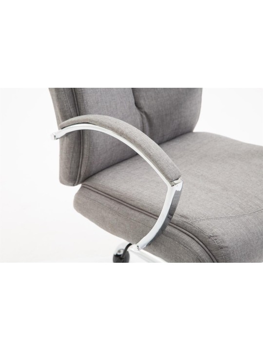 Kancelárske kreslo Vaud látka, sivá