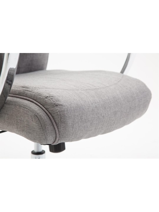 Kancelárske kreslo Vaud látka, sivá