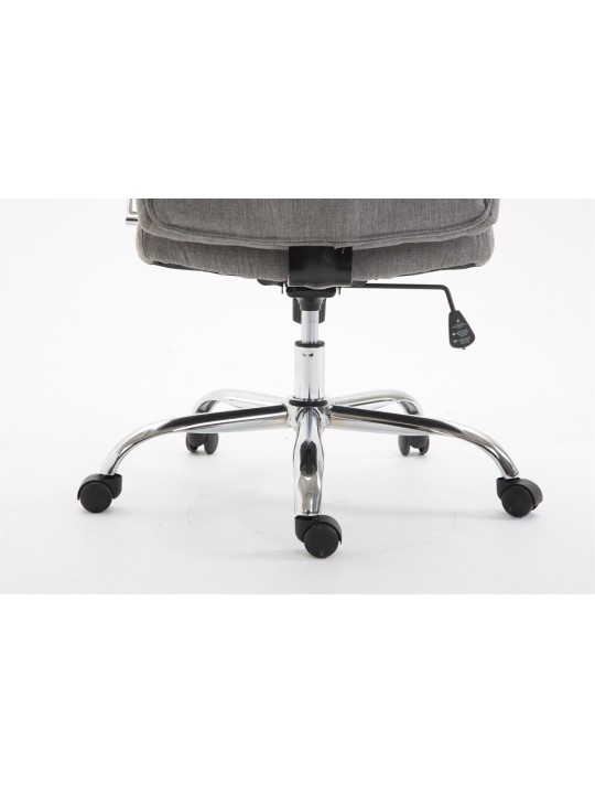 Kancelárske kreslo Vaud látka, sivá
