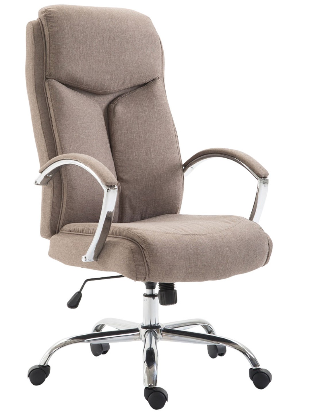 Kancelárske kreslo Vaud látka, šedohnedá