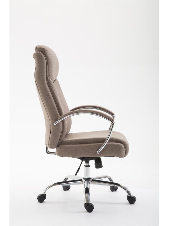 Kancelárske kreslo Vaud látka, šedohnedá