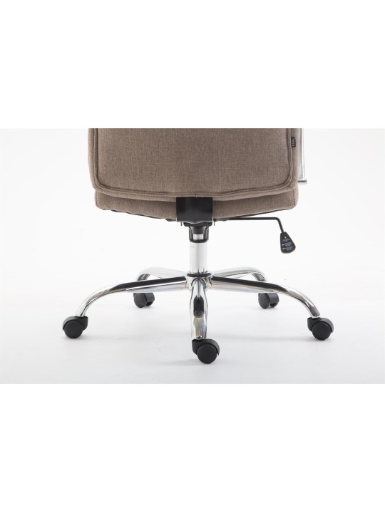 Kancelárske kreslo Vaud látka, šedohnedá