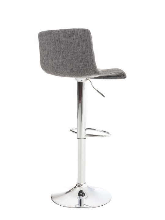 Barová stolička Hoover látka C, svetlosivá