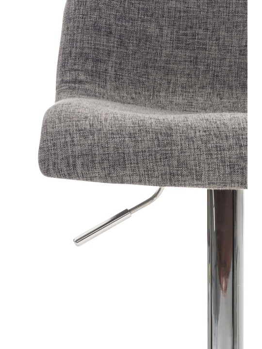 Barová stolička Hoover látka C, svetlosivá