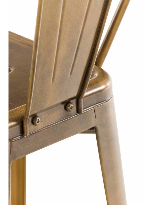 Barová stolička Aiden, zlatá