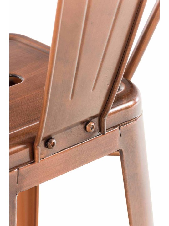 Barová stolička Aiden, medená