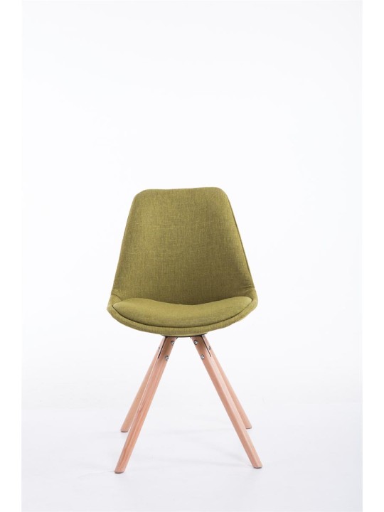 Stolička pre návštevy Toulouse látka Natura okrúhla, zelená