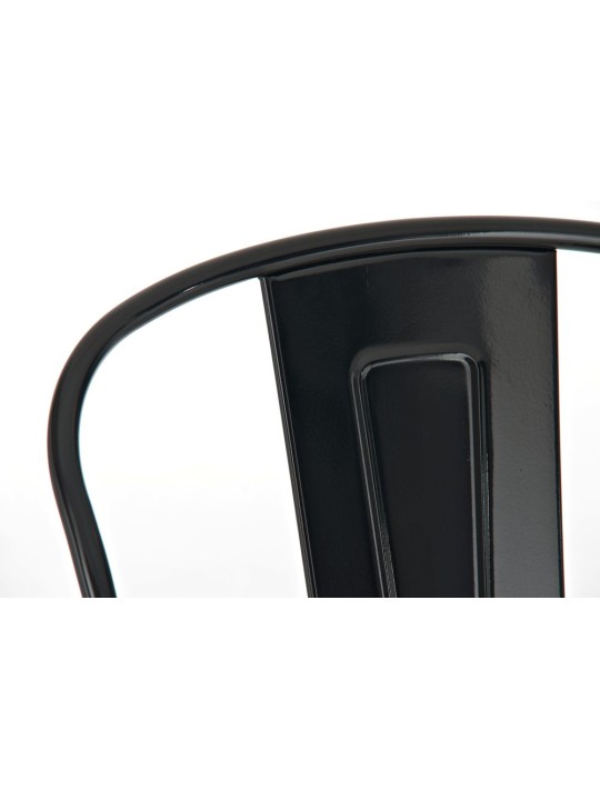 Sada 2 barových stoličiek Aiden, čierna