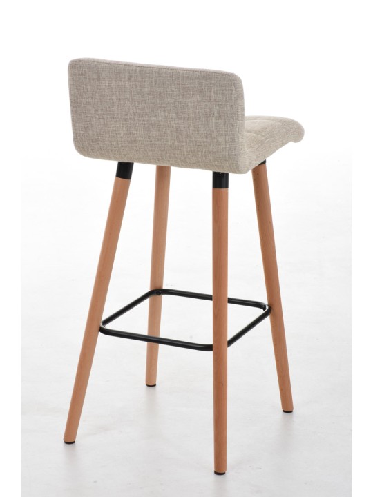 Sada 2 barových stoličiek Lincoln fabric natural, krémová
