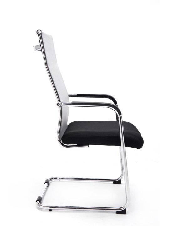 Kreslo pre návštevníkov Brenda V2, sivá