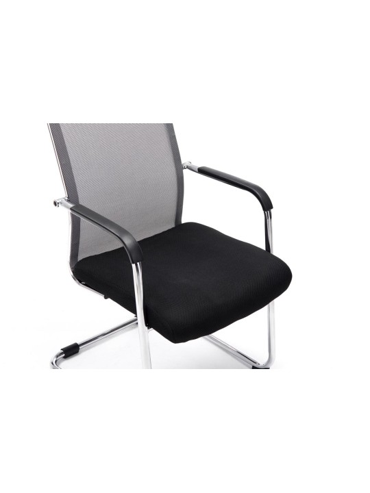 Kreslo pre návštevníkov Brenda V2, sivá