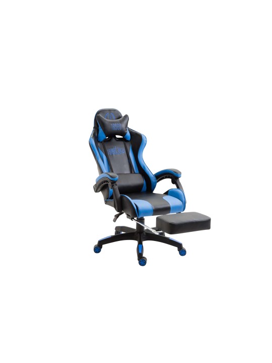 Kancelárske kreslo Ignite umelá koža, čierna/modrá