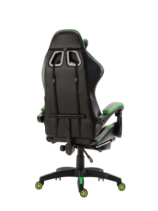 Kancelárske kreslo Ignite umelá koža, čierna/zelená