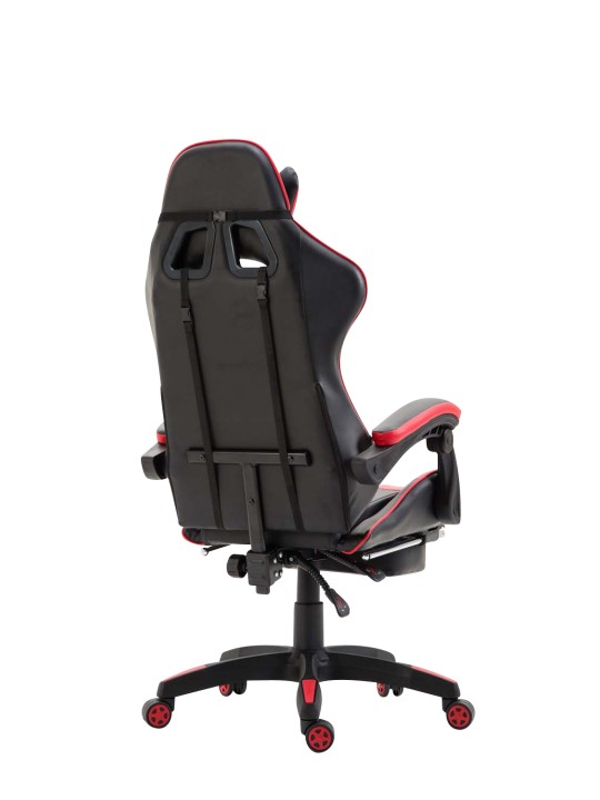 Kancelárske kreslo Ignite umelá koža, čierna/červená