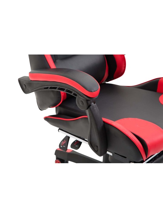 Kancelárske kreslo Ignite umelá koža, čierna/červená