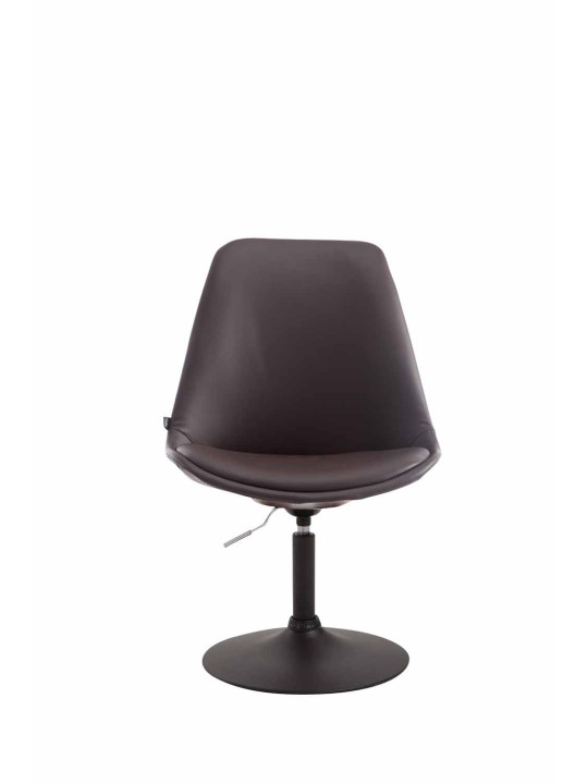 Stolička Maverick B imitácia kože, hnedá