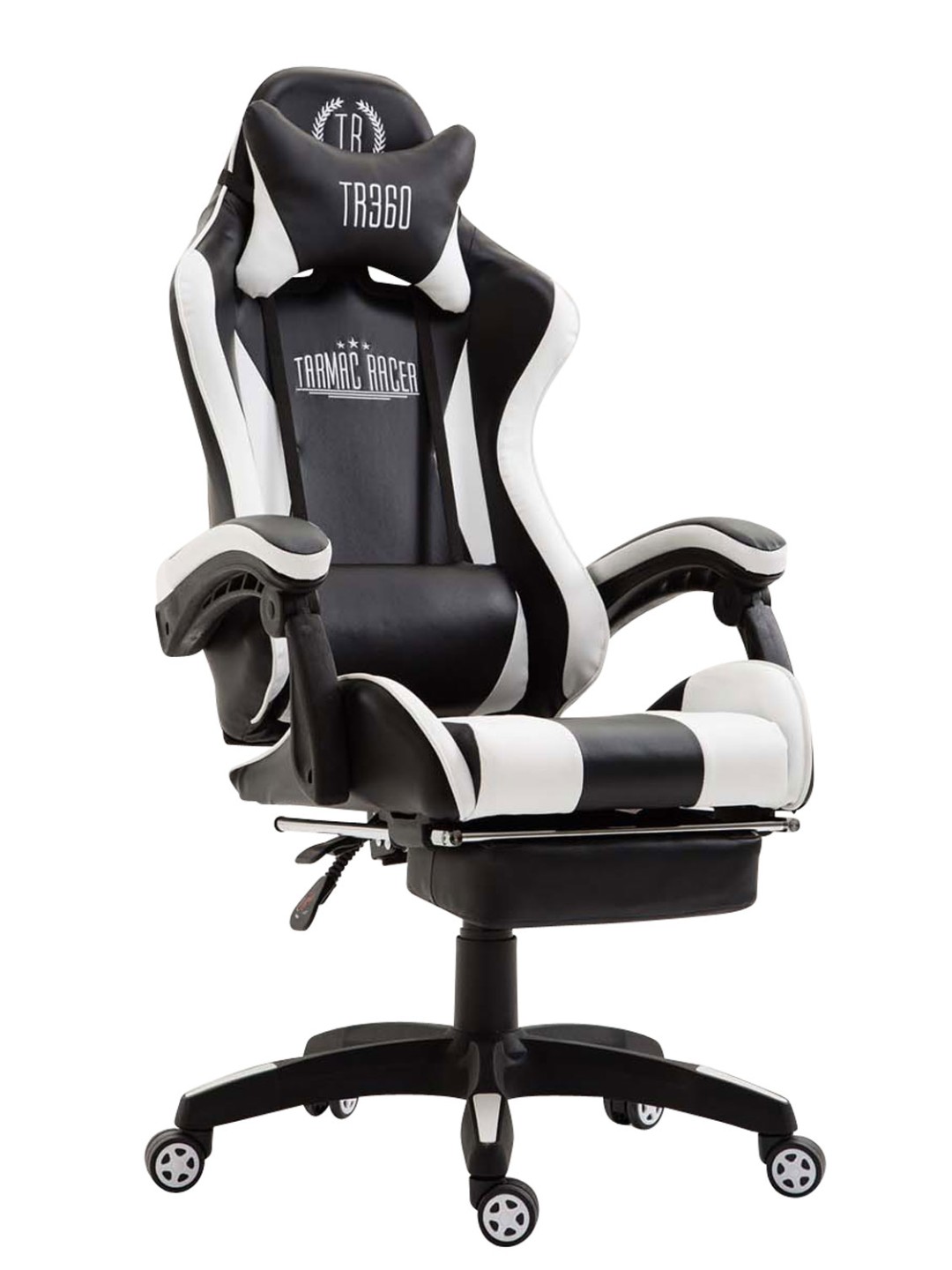 Kancelárske kreslo Ignite umelá koža, čierna/biela