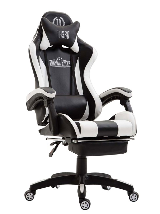 Kancelárske kreslo Ignite umelá koža, čierna/biela