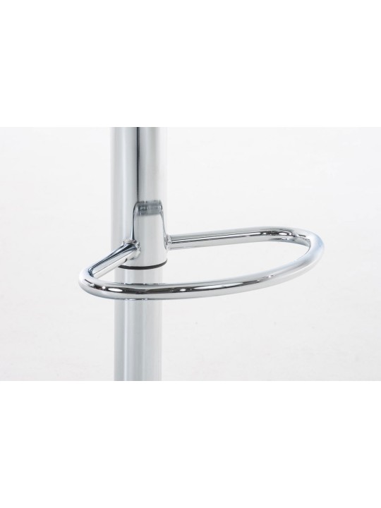 Sada 2 barových stoličiek Hoover plast chróm, biela