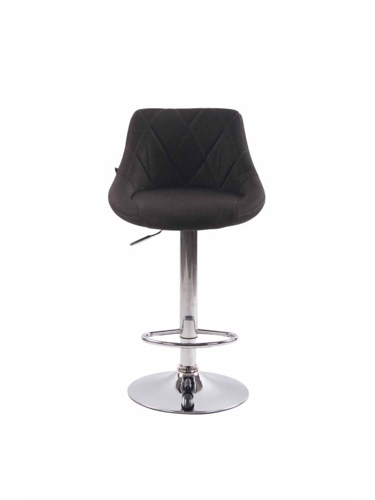 Sada 2 barových stoličiek Lazio látka C, tmavosivá