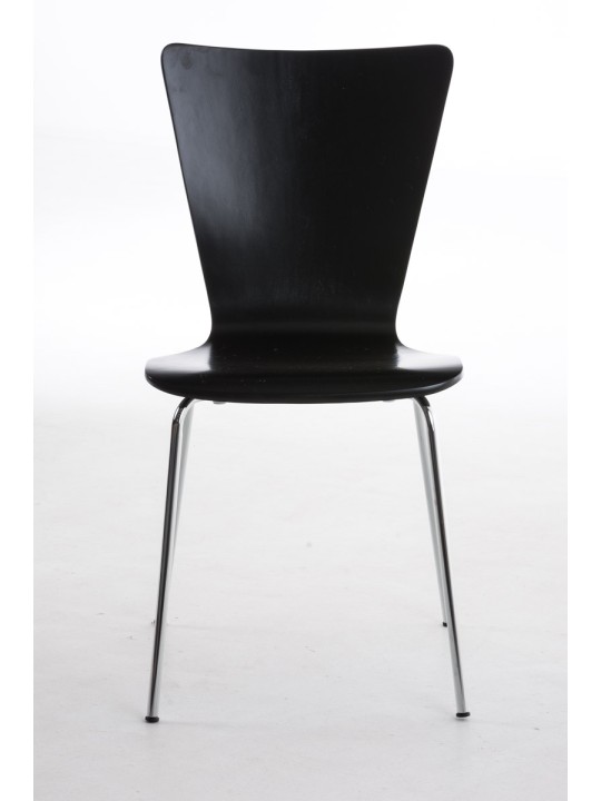 Sada 2 kresiel pre návštevníkov Aaron, čierna