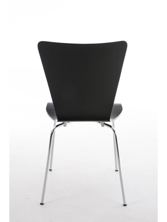 Sada 2 kresiel pre návštevníkov Aaron, čierna