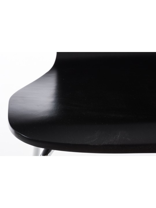 Sada 2 kresiel pre návštevníkov Aaron, čierna