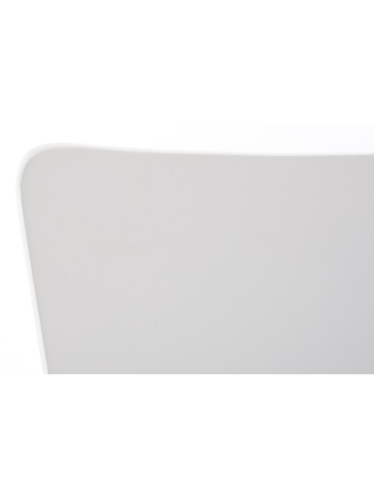 Sada 4 návštevníckych stoličiek Aaron, biela