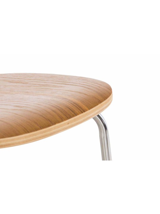 Sada 4 návštevníckych stoličiek Aaron, dub